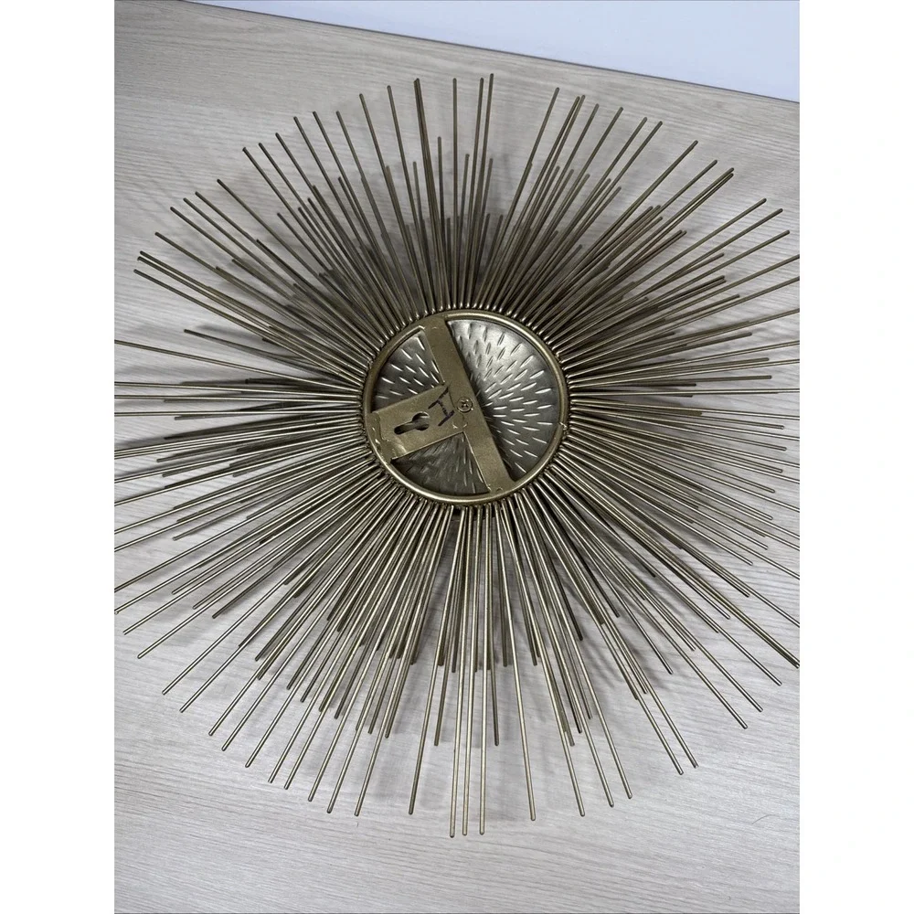 Starburst Metal MCM Wall‎ Decor Set Of 2 Wall Hanging Sun Star Excellent!